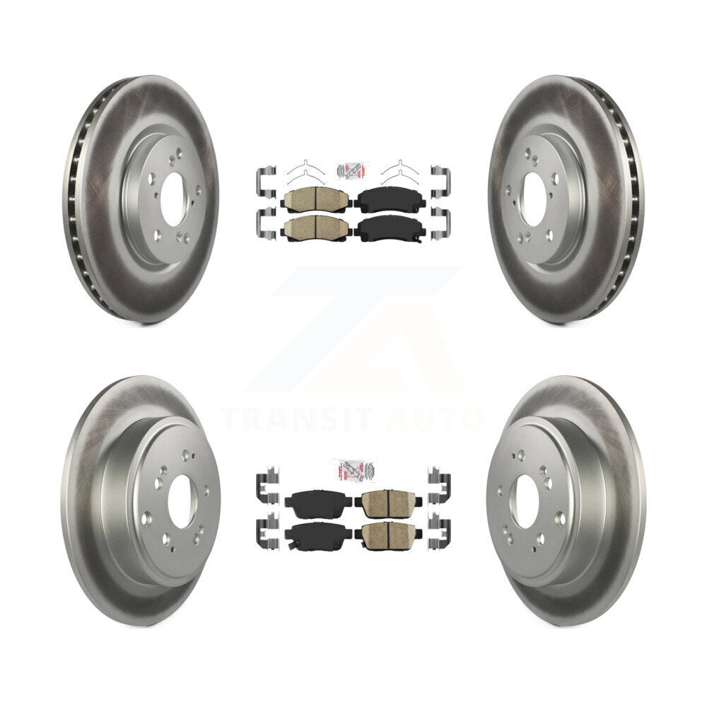 Transit Auto KGA-101659 Disc Brake Kit for 2006-2014 Honda Ridgeline - Front and Rear