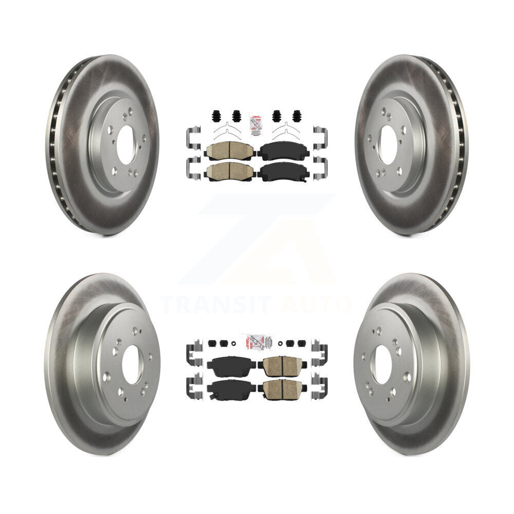 Transit Auto KGA-101660 Disc Brake Kit for 2006-2014 Honda Ridgeline - Front and Rear