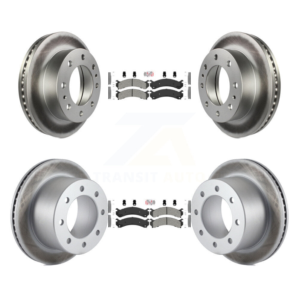Transit Auto KGA-101680 Disc Brake Kit for 2001-2010 Chevrolet Silverado 3500 Classic, Chevrolet Silverado 3500 HD and More - Front and Rear