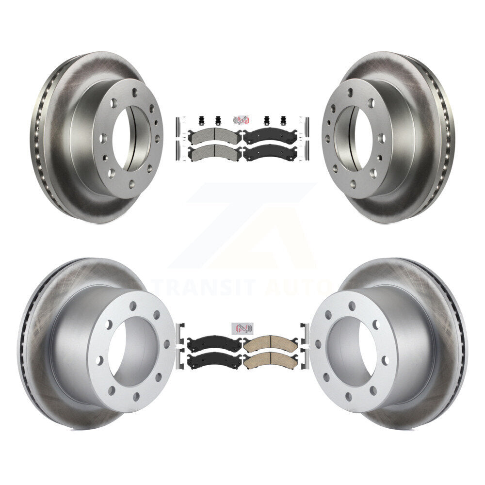 Transit Auto KGA-101684 Disc Brake Kit for 2001-2010 Chevrolet Silverado 3500 Classic, Chevrolet Silverado 3500 HD and More - Front and Rear
