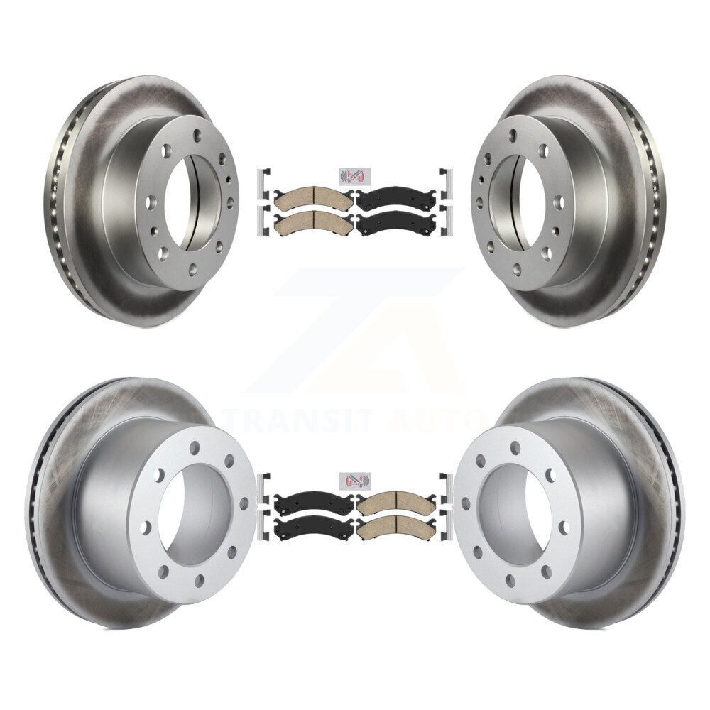 Transit Auto KGA-101685 Disc Brake Kit for 2001-2010 Chevrolet Silverado 3500 Classic, Chevrolet Silverado 3500 HD and More - Front and Rear
