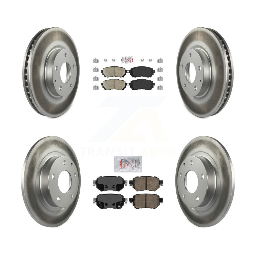 Transit Auto KGA-101686 Disc Brake Kit for 2016-2018 Mazda 6 - Front and Rear