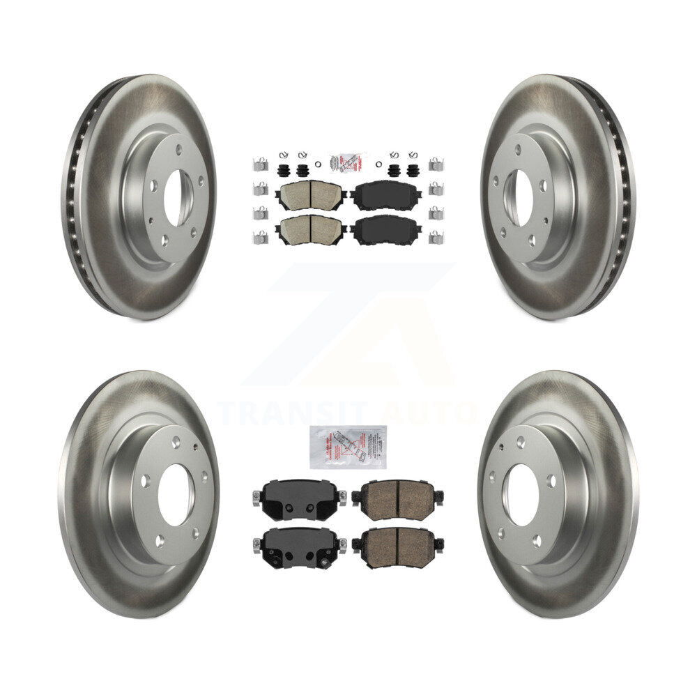 Transit Auto KGA-101687 Disc Brake Kit for 2016-2018 Mazda 6 - Front and Rear