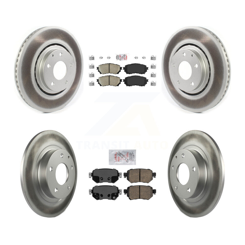 Transit Auto KGA-101688 Disc Brake Kit for 2021 Mazda 6 - Front and Rear