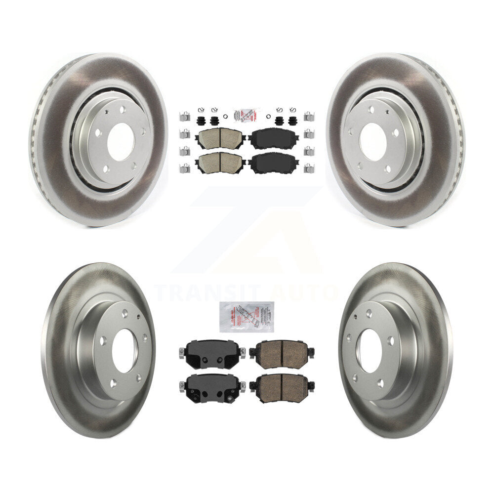 Transit Auto KGA-101689 Disc Brake Kit for 2021 Mazda 6 - Front and Rear