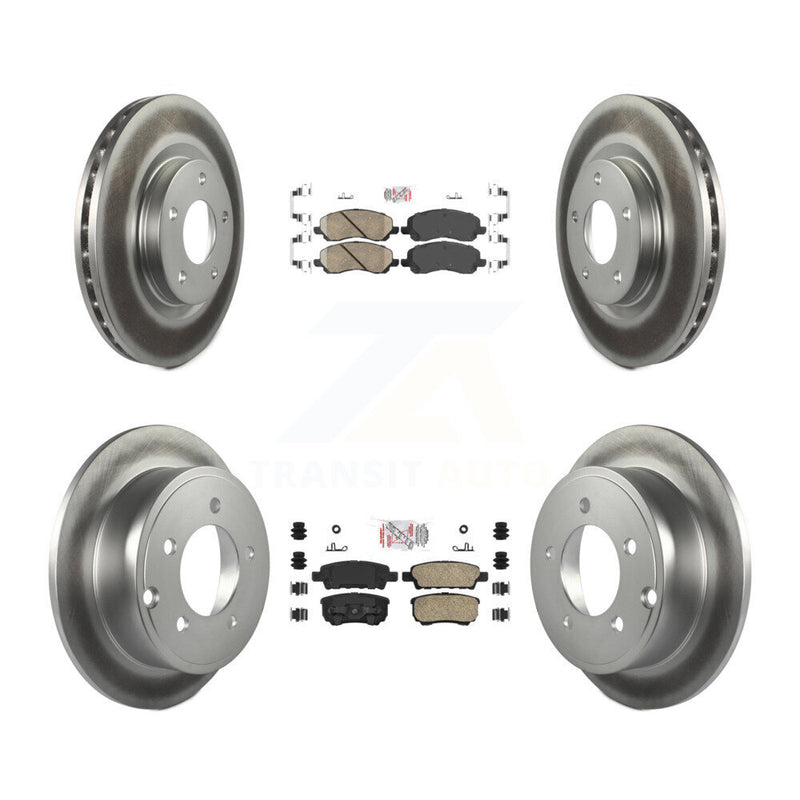 Transit Auto KGA-101692 Disc Brake Kit for 2007-2017 Chrysler 200, Dodge Caliber and More - Front and Rear