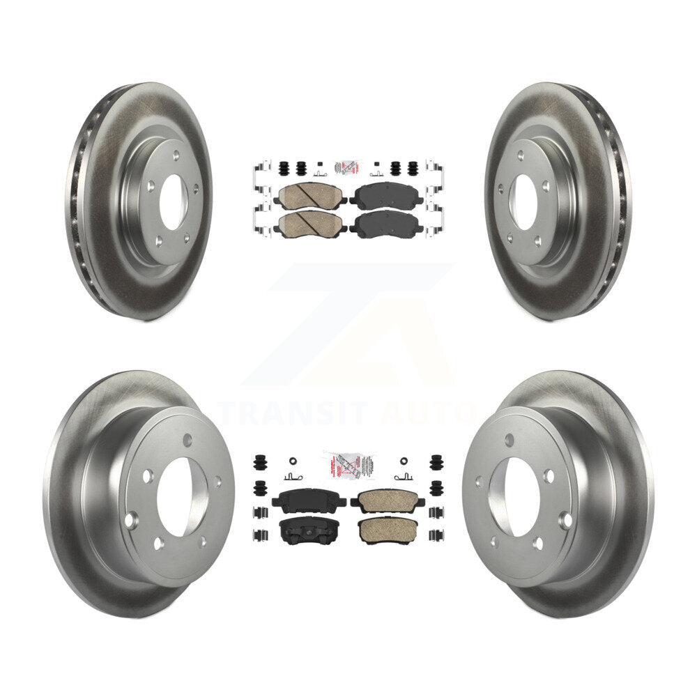 Transit Auto KGA-101693 Disc Brake Kit for 2007-2017 Chrysler 200, Dodge Caliber and More - Front and Rear