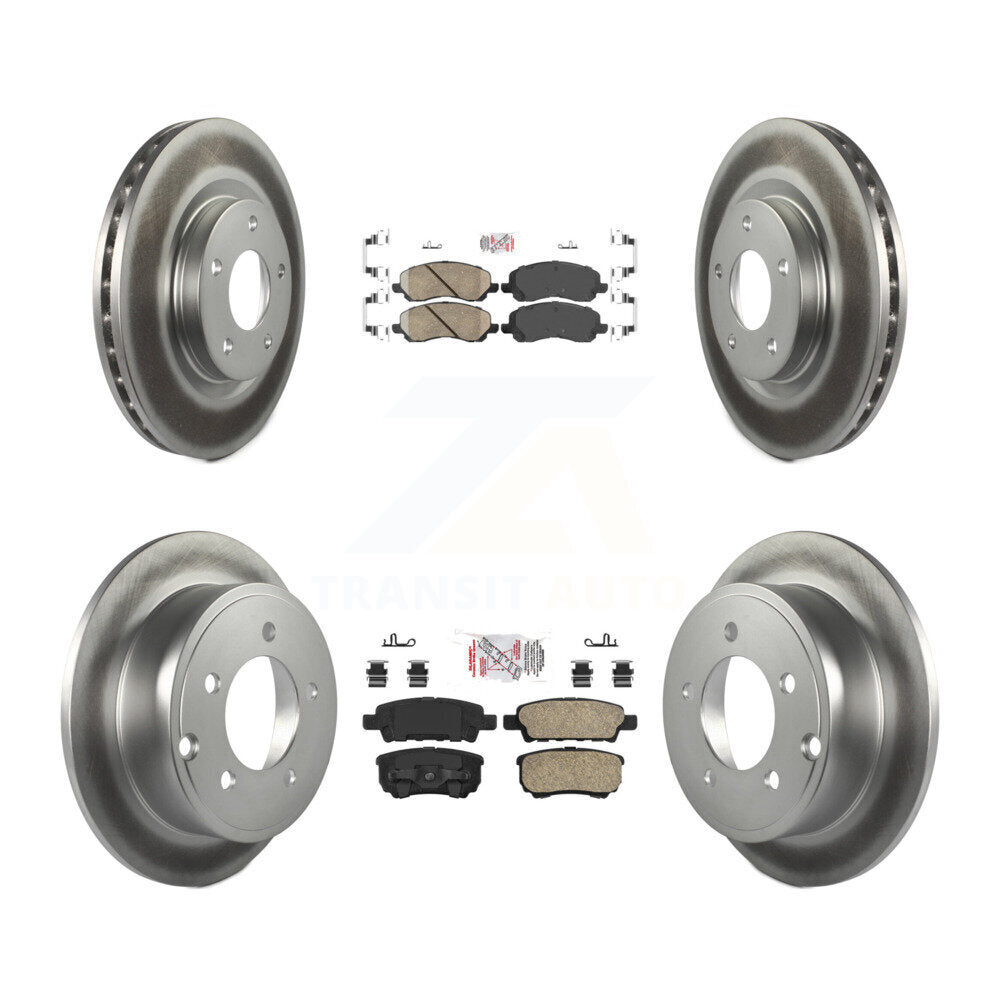 Transit Auto KGA-101694 Disc Brake Kit for 2007-2017 Chrysler 200, Dodge Caliber and More - Front and Rear