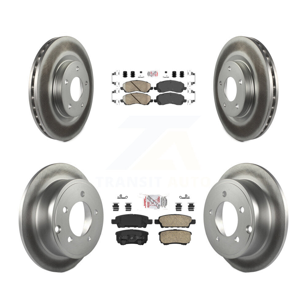 Transit Auto KGA-101695 Disc Brake Kit for 2007-2017 Chrysler 200, Dodge Caliber and More - Front and Rear