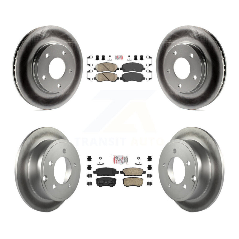 Transit Auto KGA-101697 Disc Brake Kit for 2007-2016 Mitsubishi Lancer, Dodge Caliber - Front and Rear