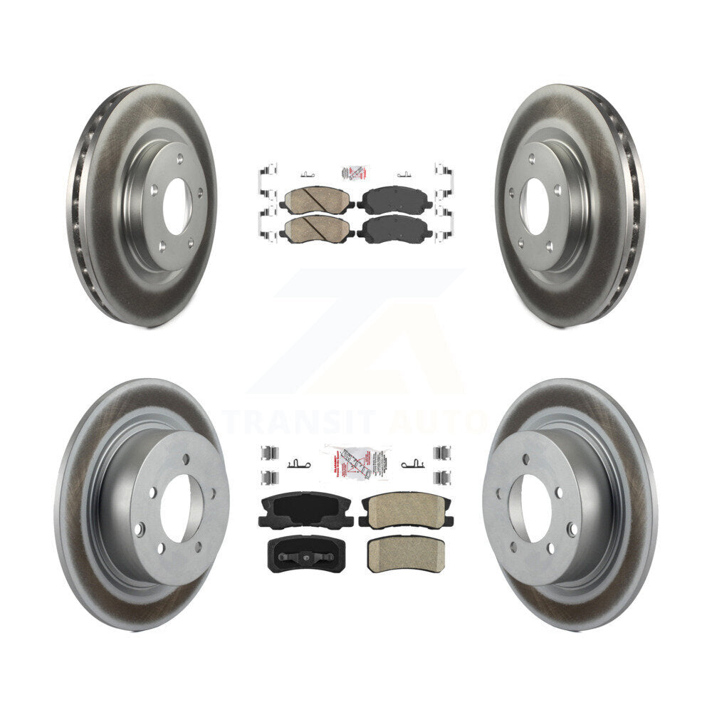 Transit Auto KGA-101698 Disc Brake Kit for 2007-2017 Mitsubishi Lancer, Mitsubishi Outlander and More - Front and Rear
