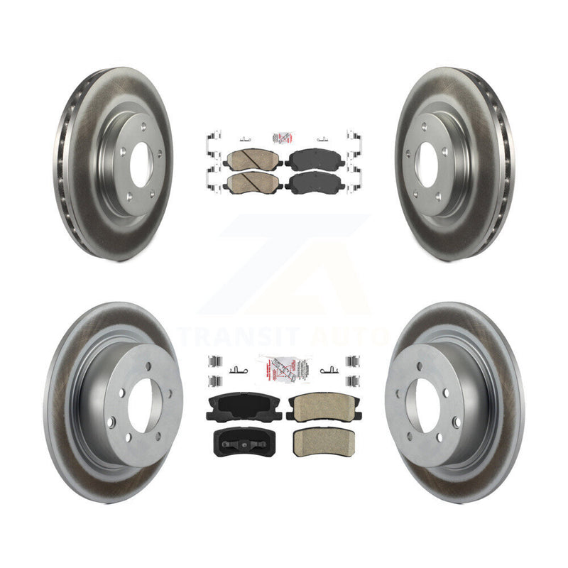 Transit Auto KGA-101698 Disc Brake Kit for 2007-2017 Mitsubishi Lancer, Mitsubishi Outlander and More - Front and Rear