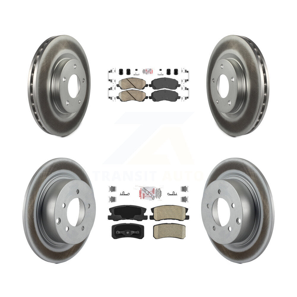 Transit Auto KGA-101699 Disc Brake Kit for 2007-2017 Mitsubishi Lancer, Mitsubishi Outlander and More - Front and Rear