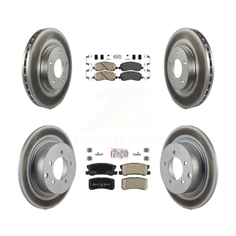Transit Auto KGA-101699 Disc Brake Kit for 2007-2017 Mitsubishi Lancer, Mitsubishi Outlander and More - Front and Rear