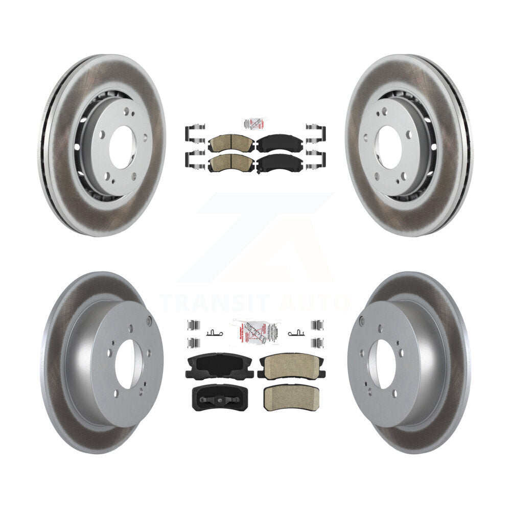 Transit Auto KGA-101700 Disc Brake Kit for 2009-2015 Mitsubishi Lancer - Front and Rear