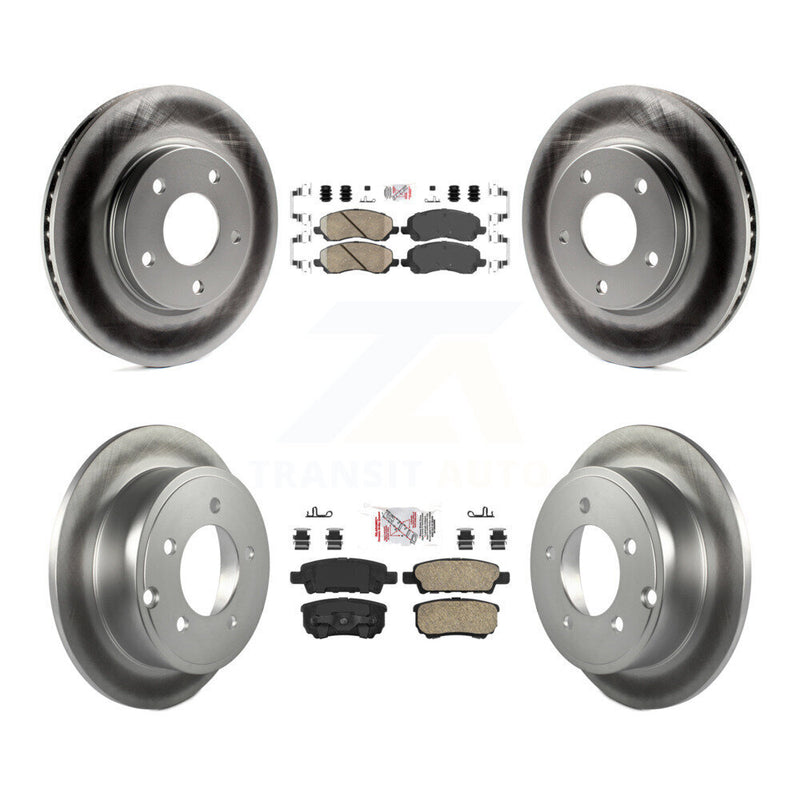 Transit Auto KGA-101704 Disc Brake Kit for 2007-2016 Mitsubishi Lancer, Dodge Caliber - Front and Rear