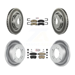 Transit Auto KGA-101708 Disc Brake Kit for 2005-2006 Mitsubishi Outlander - Front and Rear