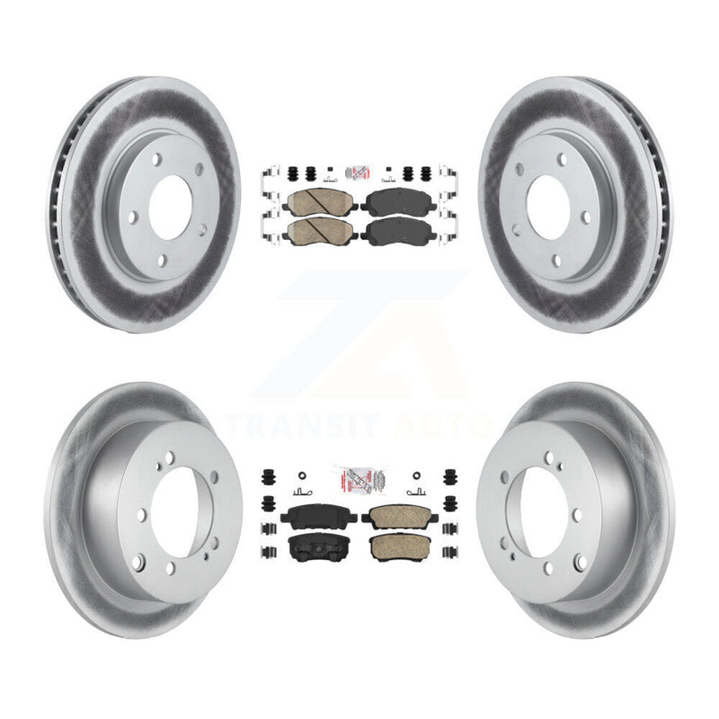 Transit Auto KGA-101711 Disc Brake Kit for 2004-2006 Mitsubishi Lancer - Front and Rear