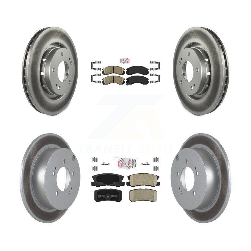 Transit Auto KGA-101714 Disc Brake Kit for 2009 Mitsubishi Lancer - Front and Rear