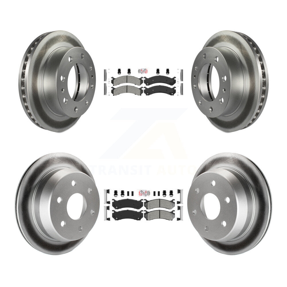 Transit Auto KGA-101731 Disc Brake Kit for 2003 Chevrolet Silverado 2500, Chevrolet Silverado 2500 HD and More - Front and Rear