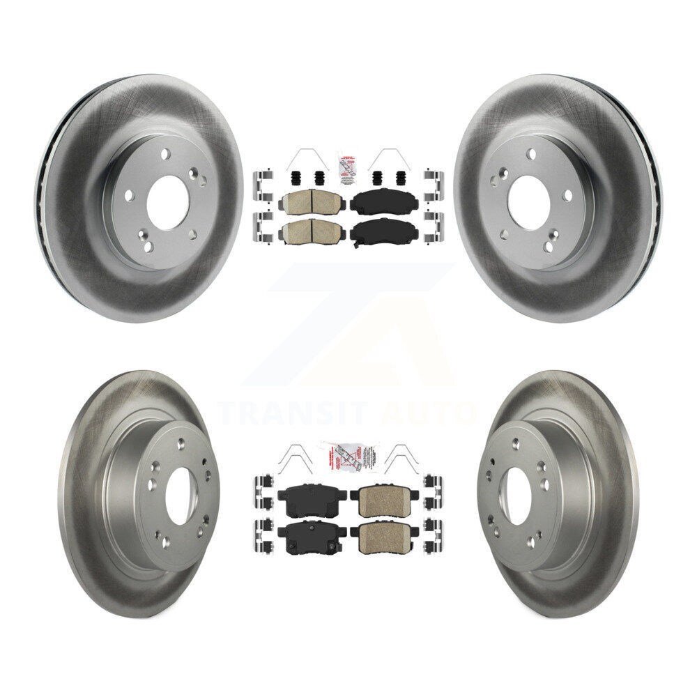 Transit Auto KGA-101739 Disc Brake Kit for 2008-2014 Honda Accord, Acura TSX - Front and Rear