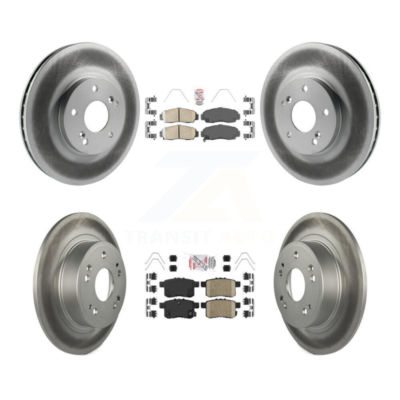 Transit Auto KGA-101740 Disc Brake Kit for 2008-2014 Honda Accord, Acura TSX - Front and Rear