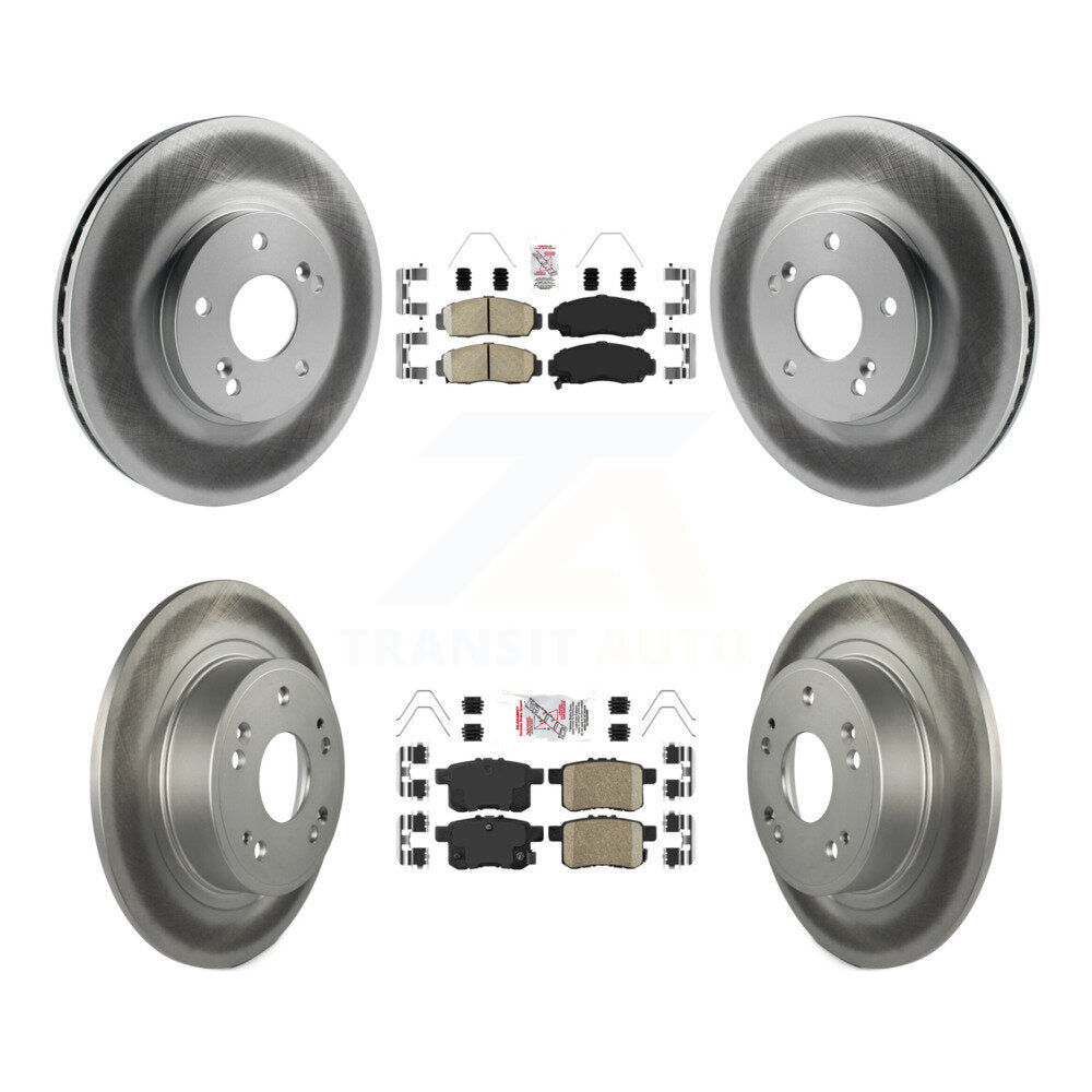 Transit Auto KGA-101741 Disc Brake Kit for 2008-2014 Honda Accord, Acura TSX - Front and Rear