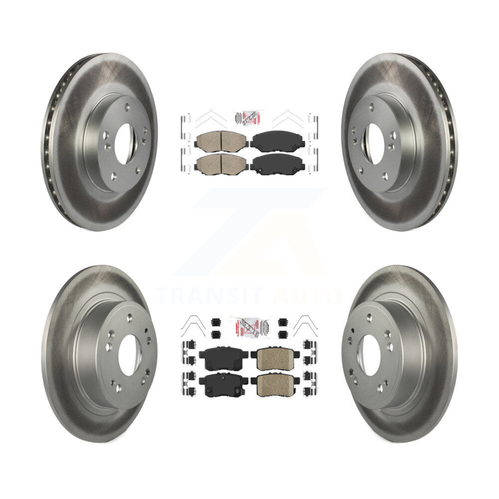 Transit Auto KGA-101742 Disc Brake Kit for 2008-2017 Honda Accord - Front and Rear