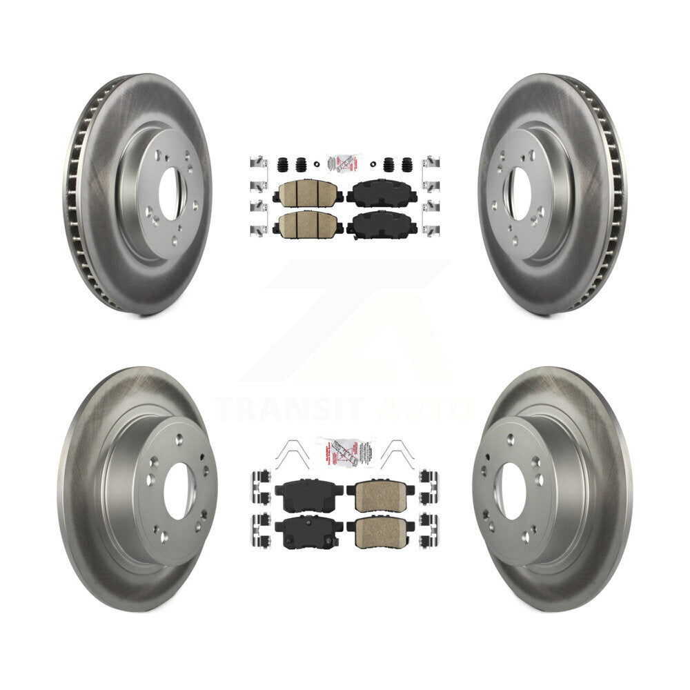 Transit Auto KGA-101745 Disc Brake Kit for 2013-2017 Honda Accord - Front and Rear