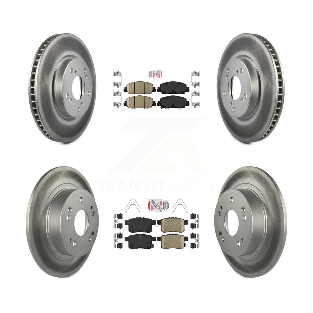 Transit Auto KGA-101746 Disc Brake Kit for 2013-2017 Honda Accord - Front and Rear
