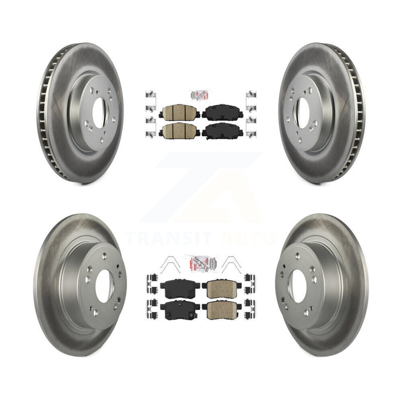 Transit Auto KGA-101746 Disc Brake Kit for 2013-2017 Honda Accord - Front and Rear