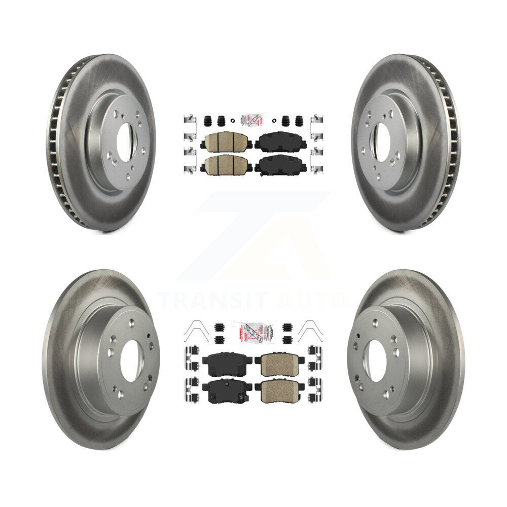 Transit Auto KGA-101748 Disc Brake Kit for 2013-2017 Honda Accord - Front and Rear