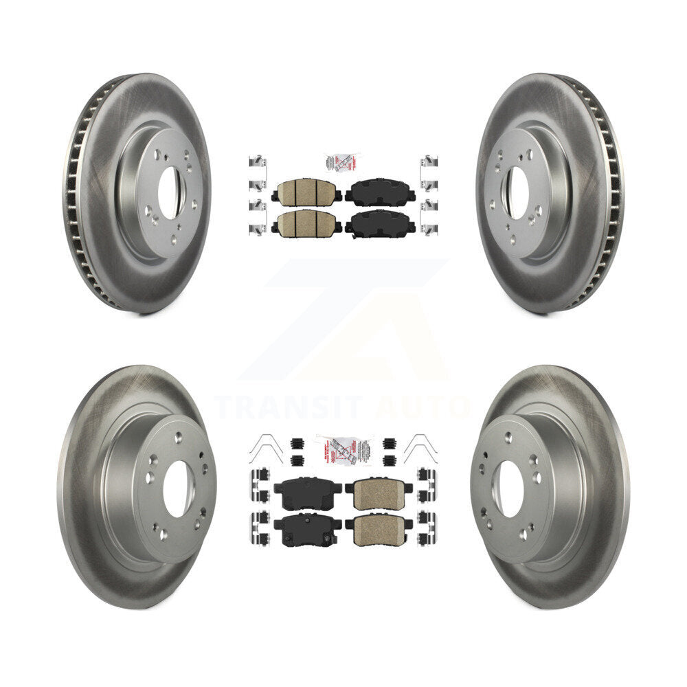 Transit Auto KGA-101749 Disc Brake Kit for 2013-2017 Honda Accord - Front and Rear