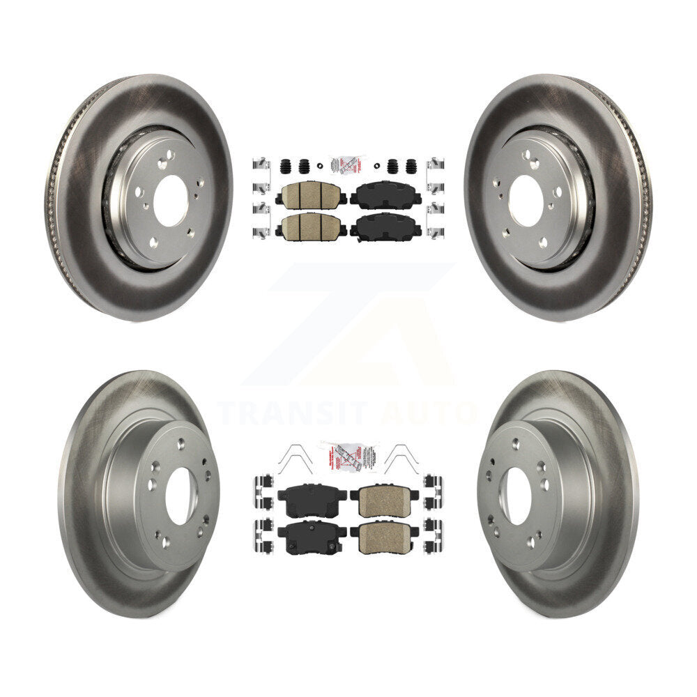 Transit Auto KGA-101753 Disc Brake Kit for 2017 Honda Accord - Front and Rear