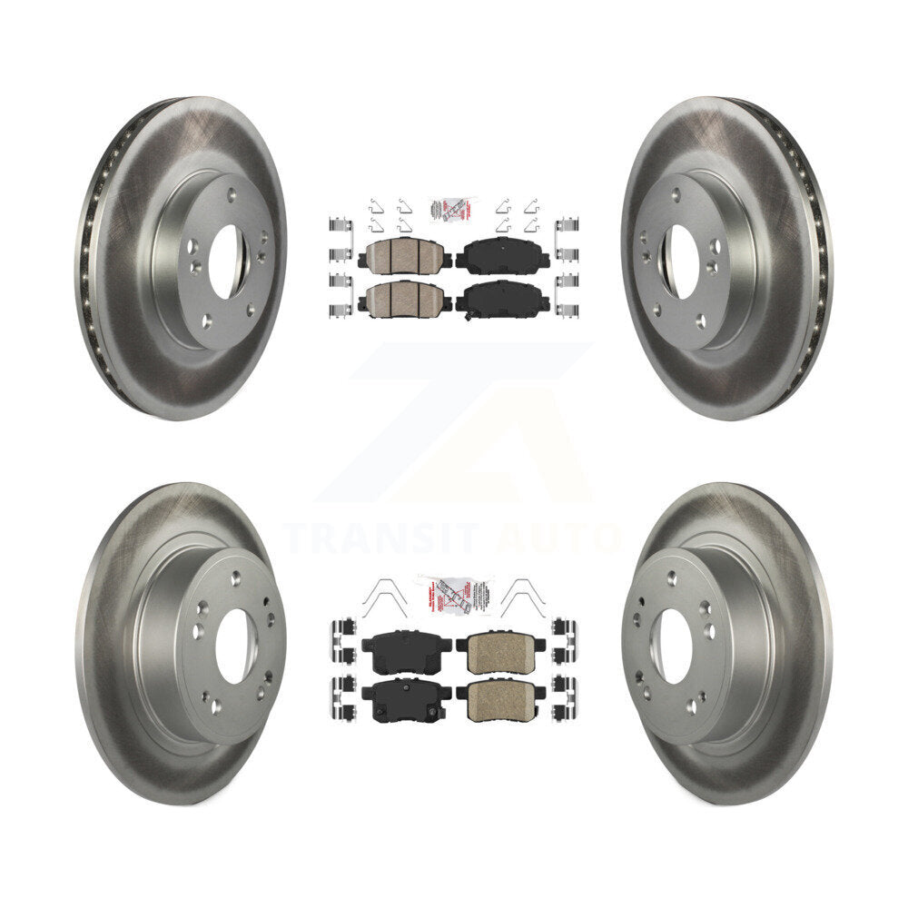 Transit Auto KGA-101755 Disc Brake Kit for 2016 Honda Accord - Front and Rear