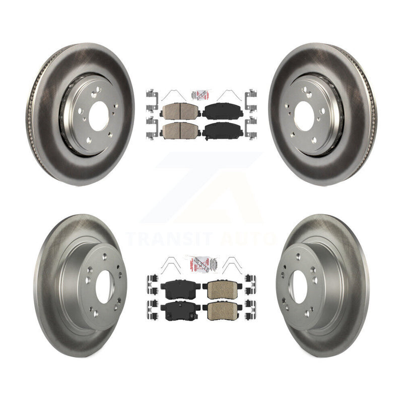 Transit Auto KGA-101757 Disc Brake Kit for 2016-2017 Honda Accord - Front and Rear