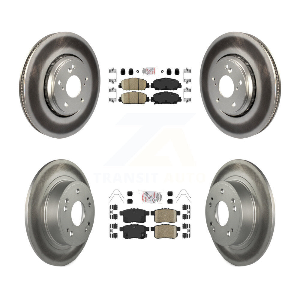 Transit Auto KGA-101758 Disc Brake Kit for 2017 Honda Accord - Front and Rear