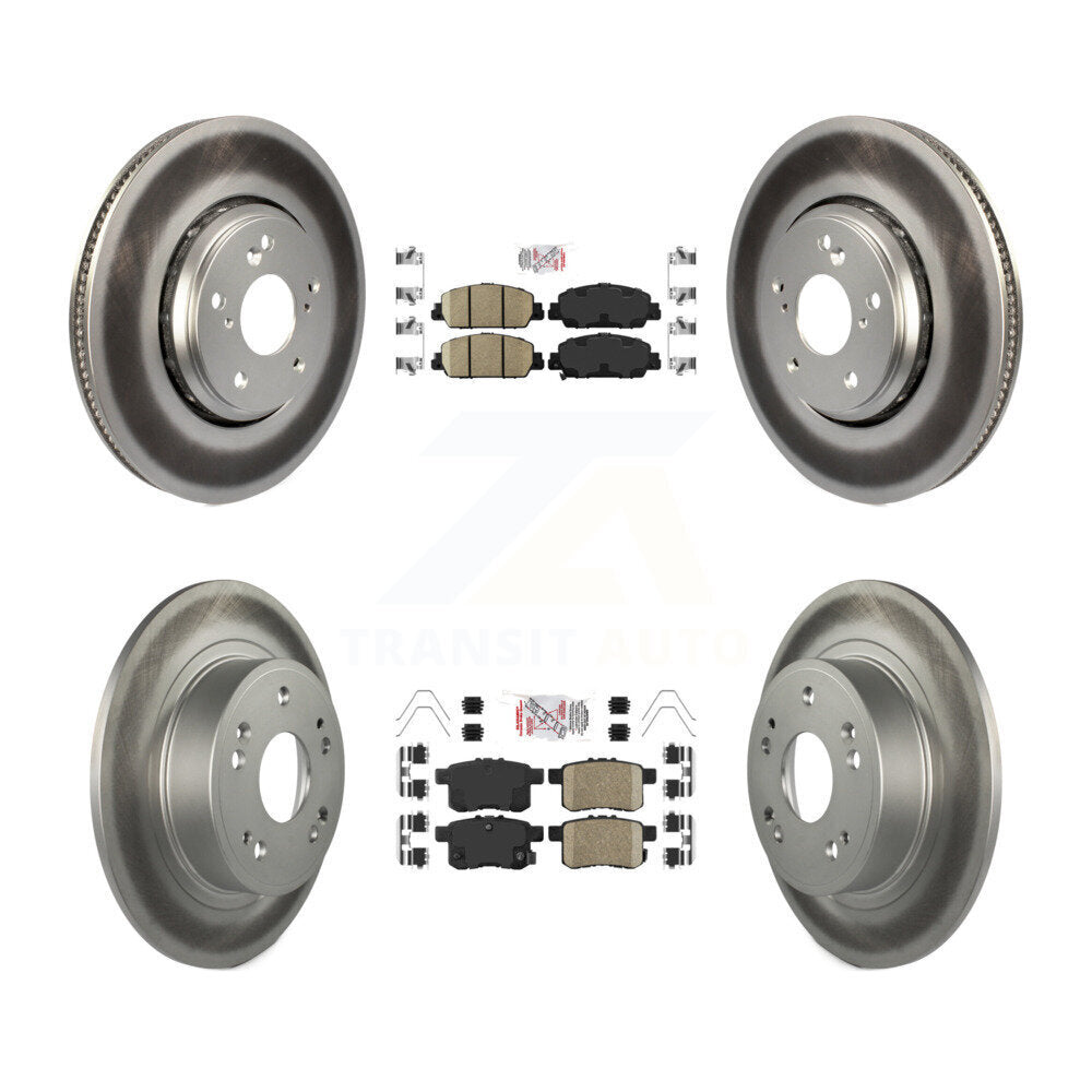 Transit Auto KGA-101759 Disc Brake Kit for 2017 Honda Accord - Front and Rear