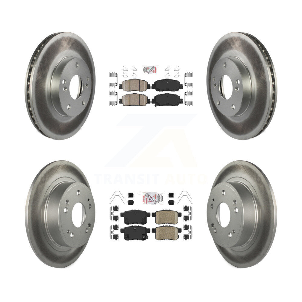 Transit Auto KGA-101760 Disc Brake Kit for 2016 Honda Accord - Front and Rear