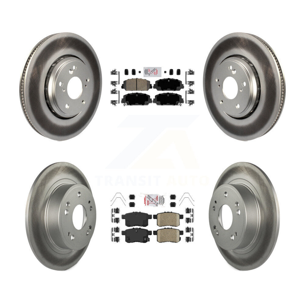 Transit Auto KGA-101761 Disc Brake Kit for 2016-2017 Honda Accord - Front and Rear