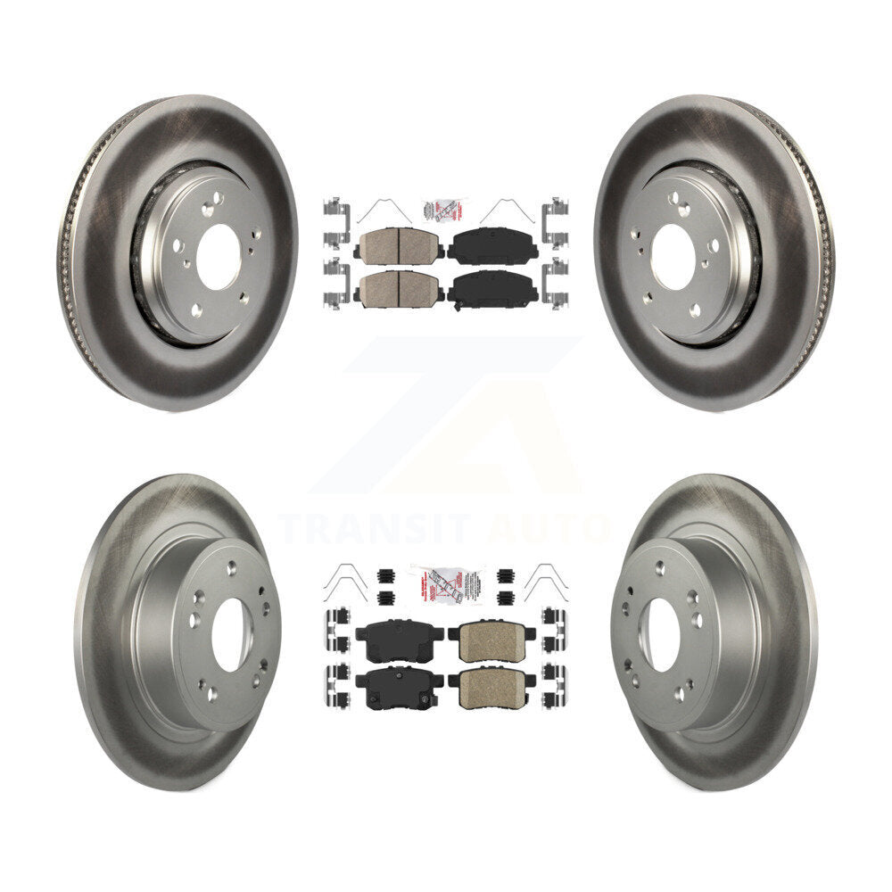 Transit Auto KGA-101762 Disc Brake Kit for 2016-2017 Honda Accord - Front and Rear