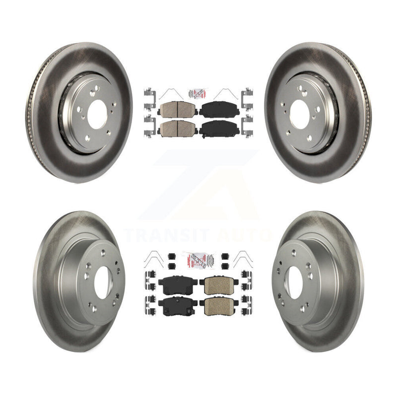 Transit Auto KGA-101762 Disc Brake Kit for 2016-2017 Honda Accord - Front and Rear