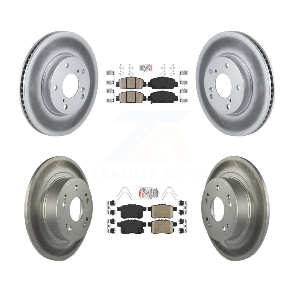 Transit Auto KGA-101763 Disc Brake Kit for 2017 Honda Accord - Front and Rear
