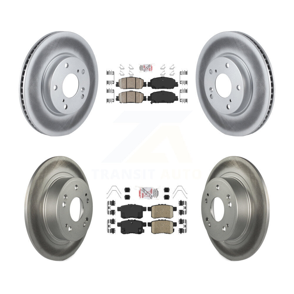 Transit Auto KGA-101764 Disc Brake Kit for 2017 Honda Accord - Front and Rear