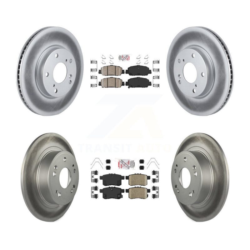 Transit Auto KGA-101764 Disc Brake Kit for 2017 Honda Accord - Front and Rear
