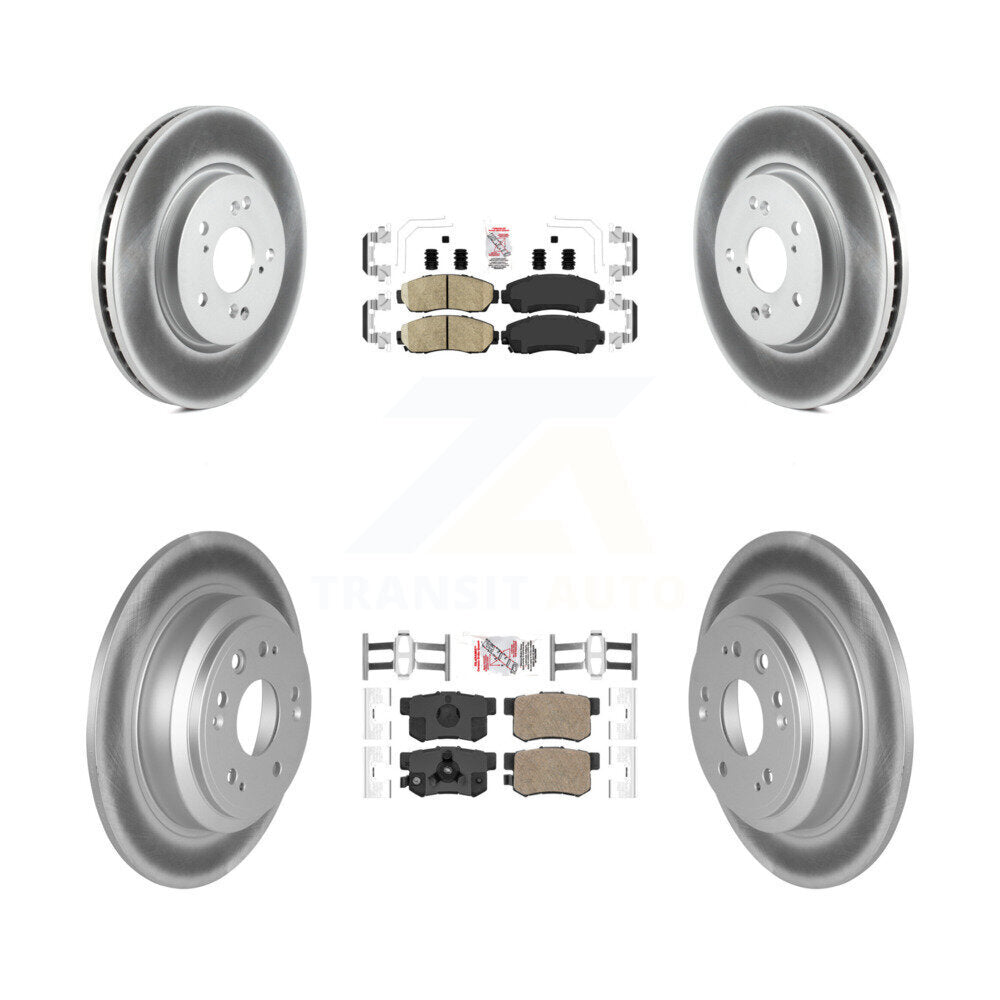 Transit Auto KGA-101766 Disc Brake Kit for 2010-2015 Honda Crosstour, Honda Accord Crosstour - Front and Rear