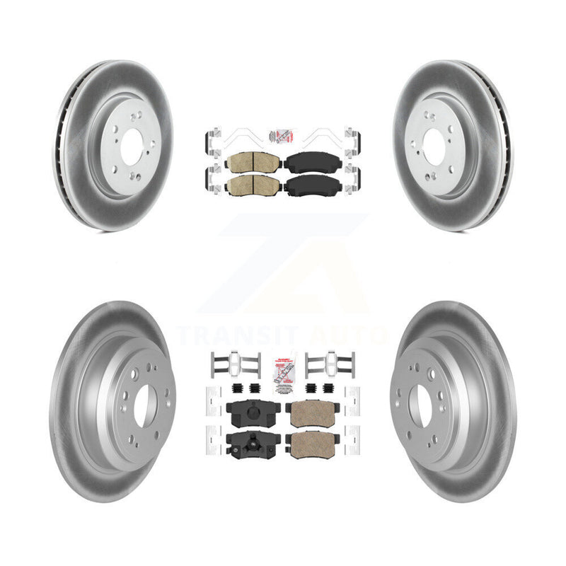 Transit Auto KGA-101767 Disc Brake Kit for 2010-2015 Honda Crosstour, Honda Accord Crosstour - Front and Rear