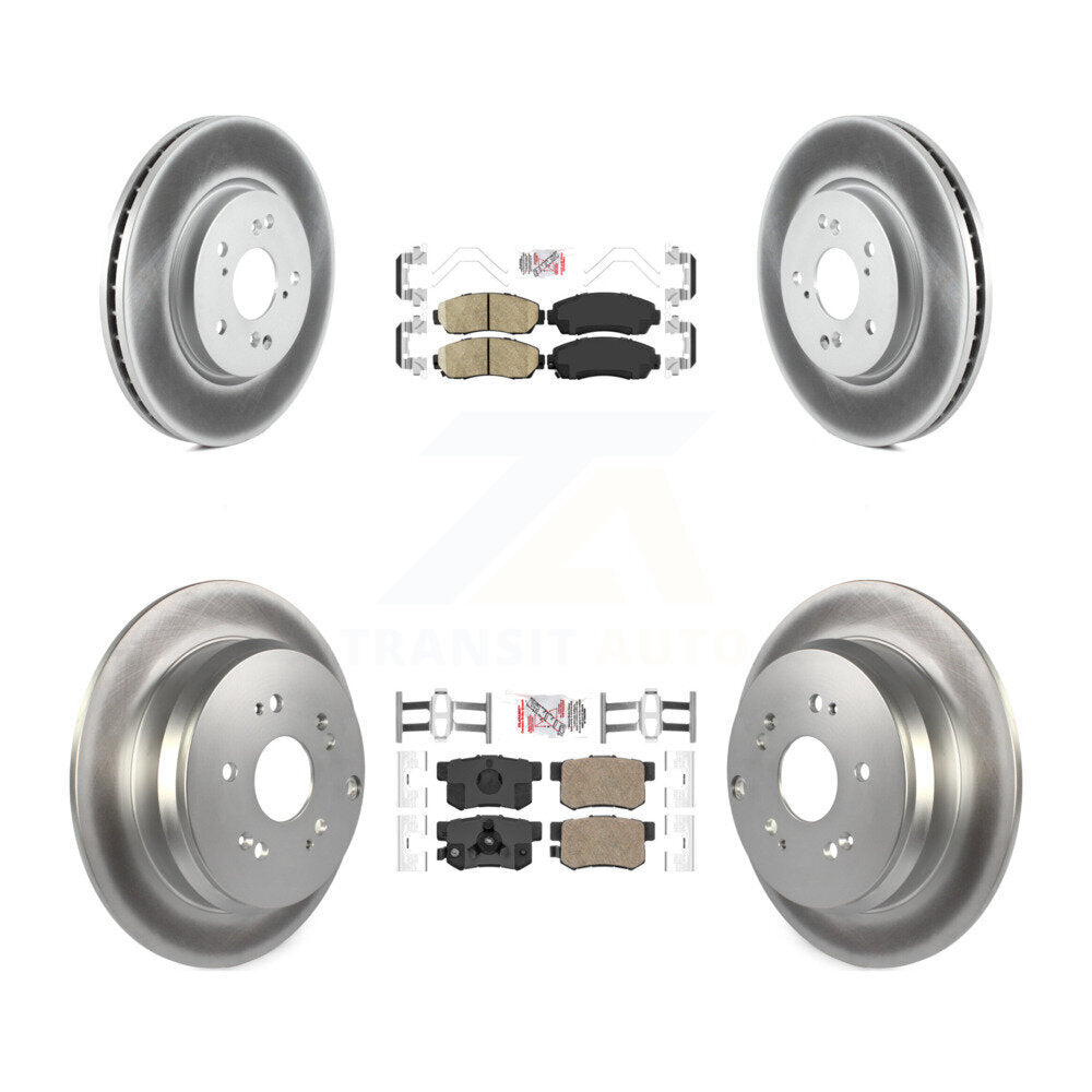 Transit Auto KGA-101769 Disc Brake Kit for 2007-2016 Honda CR-V, Acura RDX - Front and Rear