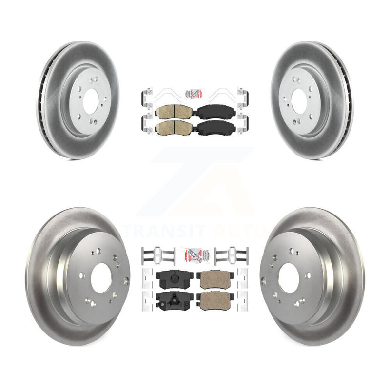 Transit Auto KGA-101769 Disc Brake Kit for 2007-2016 Honda CR-V, Acura RDX - Front and Rear