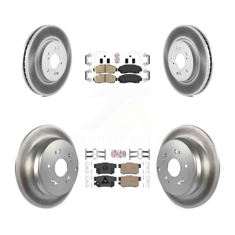 Transit Auto KGA-101770 Disc Brake Kit for 2007-2016 Honda CR-V, Acura RDX - Front and Rear